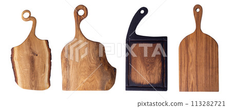 Set of cutting board isolated 113282721