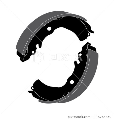 Brake pad icon 113284830