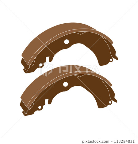 Brake pad icon Brake pad icon 113284831