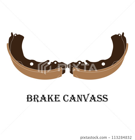 Brake pad icon 113284832