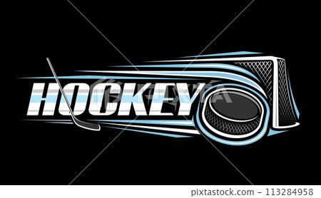 Vector logo for Ice Hockey 113284958