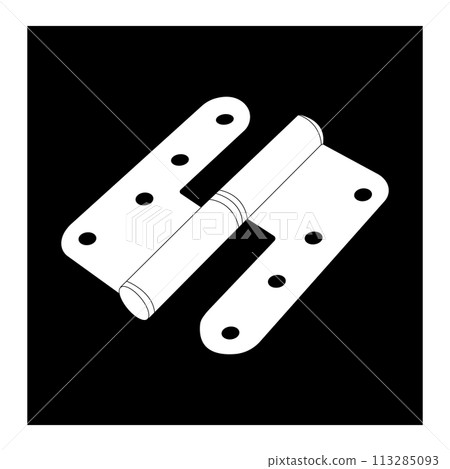 Door hinge icon 113285093