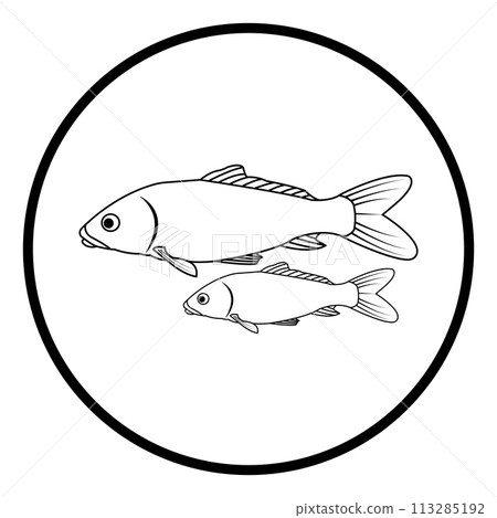 Fish logo 113285192