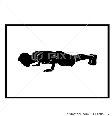 Push up icon 113285197