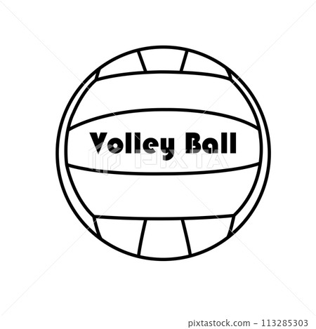 Volley ball icon 113285303