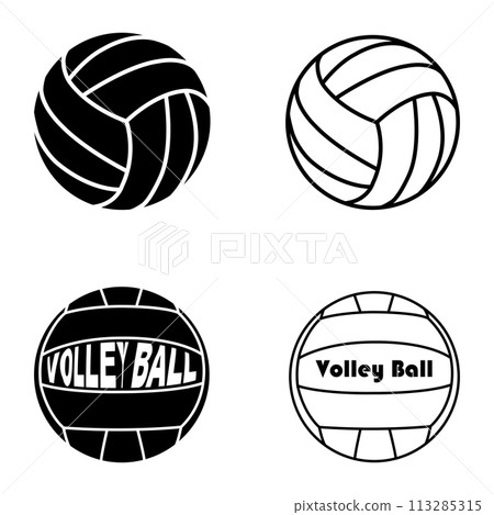 Volley ball icon 113285315