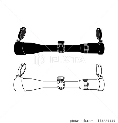 Telescope icon Telescope icon 113285335