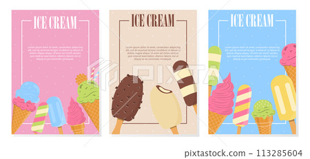 Ice cream poster_04 113285604
