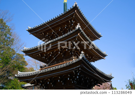 Mitaki Fudoson Three-story Pagoda Kanasugi, Funabashi City, Chiba Prefecture Mitaki Fudoson Three-story Pagoda Kanasugi, Funabashi City, Chiba Prefecture 113286049