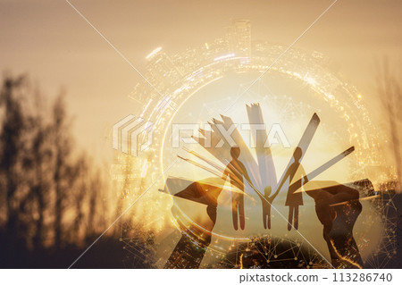 The idea of a book about family life in the hustle and bustle. The idea of a book about family life in the hustle and bustle. 113286740