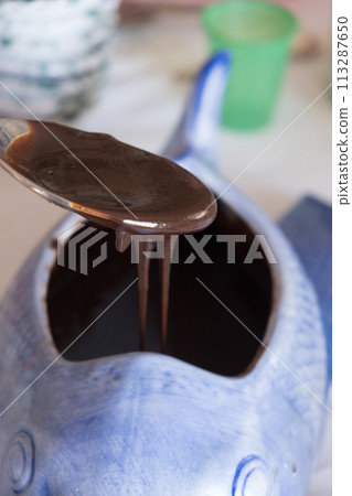 Sanguinaccio, carnival cream Sanguinaccio, carnival cream 113287650