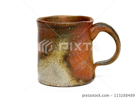 Bizen ware empty coffee cup 113288489