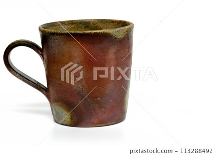 Bizen ware empty coffee cup 113288492