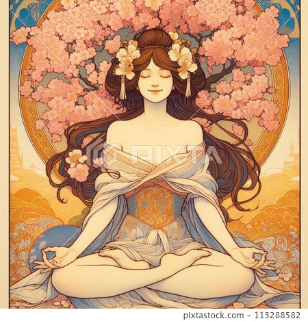 Cherry Tree Meditation 113288582