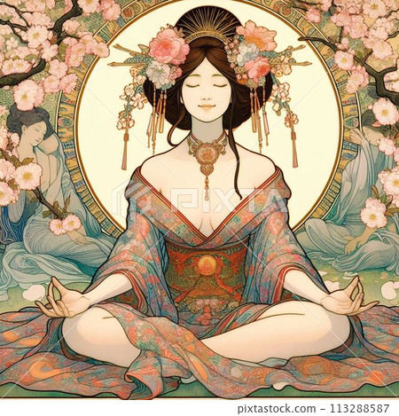 Cherry Tree Meditation Cherry Tree Meditation 113288587