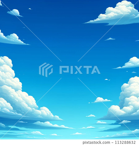 簡單的藍天背景 簡單的藍天背景 113288632