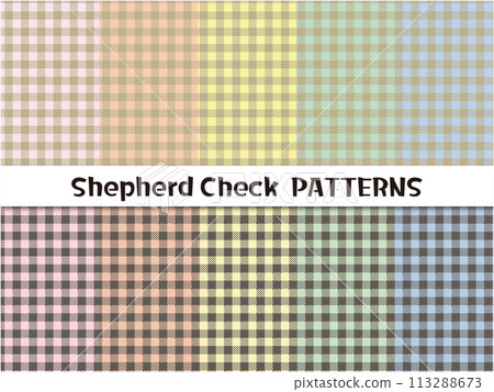 shepherd check pattern 113288673