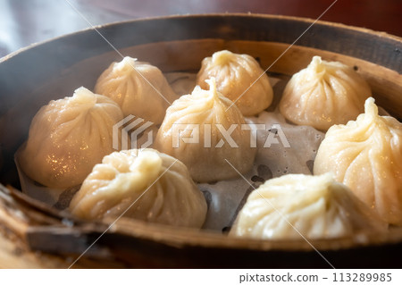 小籠包特寫台灣小吃花蓮沖繩縣宜野灣市 113289985