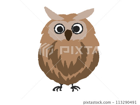 貓頭鷹的例證 貓頭鷹的例證 113290491