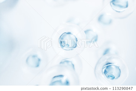 Transparent blue cells background, 3d rendering. 113290847