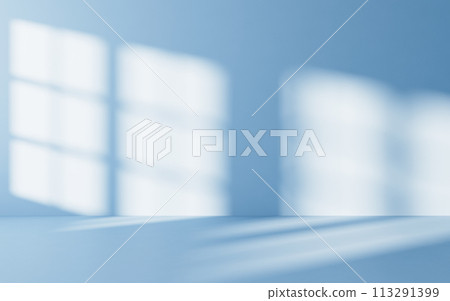 Empty room with light comes in, 3d rendering. 113291399