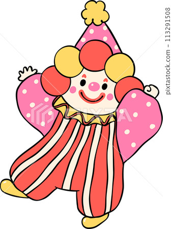 Playful Circus Tent Doodle Colorful Carnival Cartoon Drawing Playful Circus Tent Doodle Colorful Carnival Cartoon Drawing 113291508