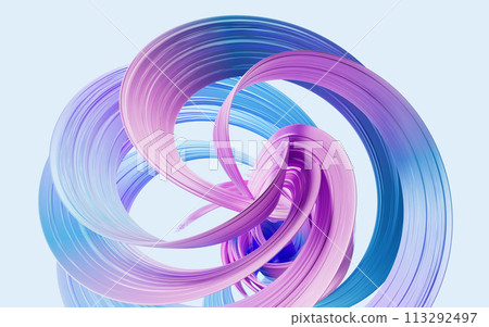 Flowing curve lines background, 3d rendering. Flowing curve lines background, 3d rendering. 113292497