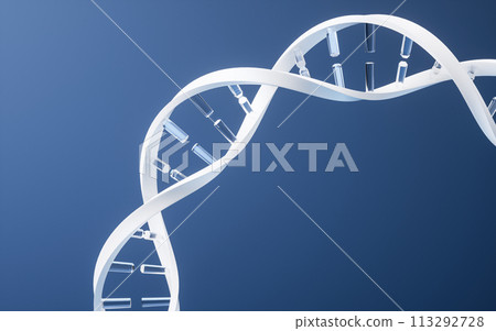 DNA with biological concept, 3d rendering. 113292728