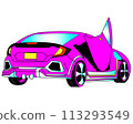 Gullwing car 113293549