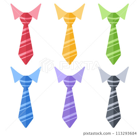 ties or neckties flat design ties or neckties flat design 113293684