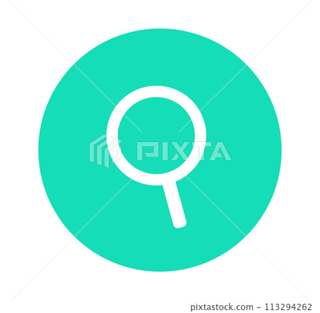 A simple green search mark A simple green search mark 113294262