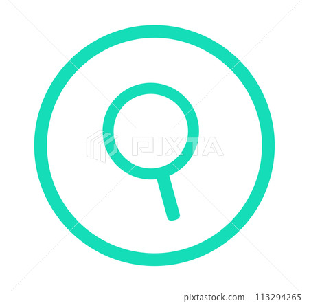 A simple green search mark A simple green search mark 113294265