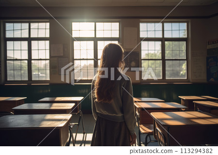 Solitude in a Sunlit Classroom Solitude in a Sunlit Classroom 113294382
