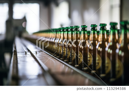 Brewery Bottling Process Brewery Bottling Process 113294386