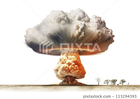 Nuclear Explosion Mushroom Cloud Nuclear Explosion Mushroom Cloud 113294393