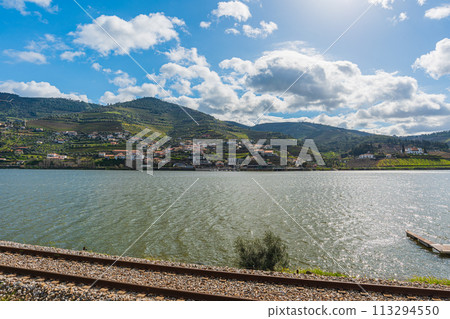 葡萄牙杜羅河谷，波特酒之鄉，世界遺產，廣闊的葡萄園和杜羅河谷的風景 113294550