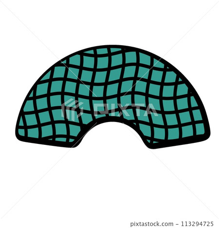 Fan-shaped illustration Fan-shaped illustration 113294725