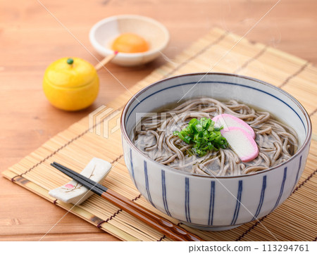 Sake wheat noodles 113294761