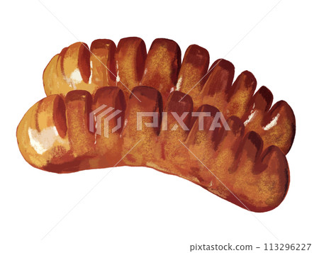 Wieners (2 pieces) with cuts 113296227