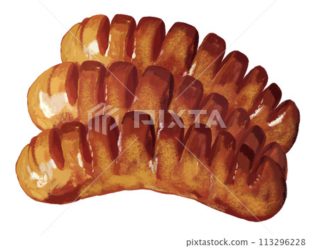 Wieners (3 pieces) with cuts 113296228