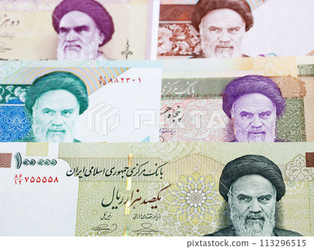Iranian rial a business background 113296515