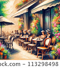 An open-air cafe with a Parisian vibe An open-air cafe with a Parisian vibe 113298498