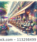 An open-air cafe with a Parisian vibe An open-air cafe with a Parisian vibe 113298499
