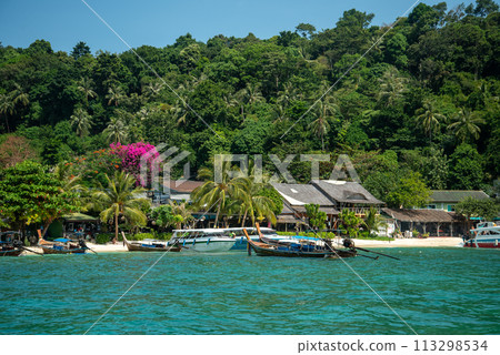 Spectacular views of the Phi Phi Islands, accessible from Phuket 113298534