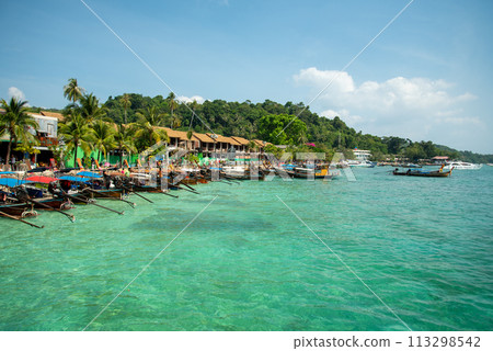 Spectacular views of the Phi Phi Islands, accessible from Phuket 113298542