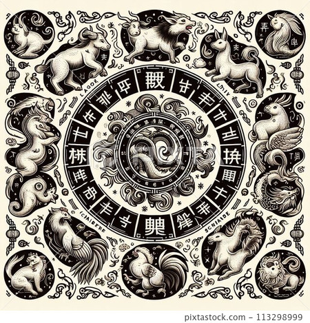 十二生肖動物 113298999