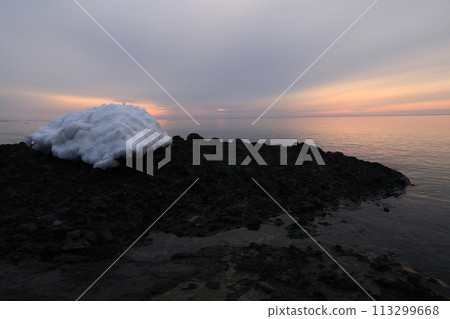 Hokkaido Sea of Okhotsk Winter Lost Things 113299668
