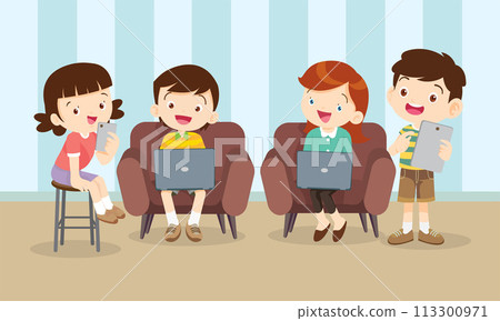 kids on online learning education courses kids on online learning education courses 113300971