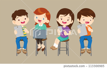 kids on online learning education courses kids on online learning education courses 113300985