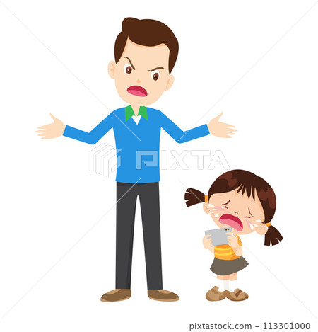 parent angry to kid addicted phone 113301000